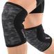 Наколенники для приседа и пауэрлфтинга 2штуки CROSSFIT KNEECAP EZOUS A-05 размер S цвет камуфляж серый