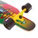 Лонгборд Фрирайд Freeriding из канадского клена Zelart SK-415-1 желтый-зеленый