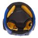 Шлем боксерский закрытый кожаный синий EVERLAST EV-016