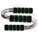 Упоры для отжиманий 2штуки Zelart FI-3971 PUSH-UP BAR 11x21см серый-черный-красный