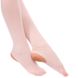 Колготы для танцев и балета с отверстием на стопе телесно-розовые Zelart CO-3587, 8-9 лет, рост 122-134