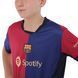 Форма футбольная детская с символикой футбольного клуба BARCELONA домашняя 2024 Zelart CO-3719 размер 18, рост 105-115 цвет синий-бордовый