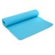 Коврик для йоги и фитнеса Yogamat TPE+TC 6мм SP-Planeta FI-4937, Голубой