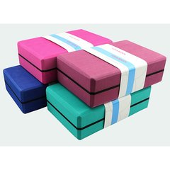 Блок для йоги, кирпичик для растяжки (450гр) 3158/W, Разные цвета