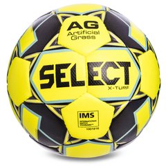 Мяч для футбола №5 SELECT X TURF IMS FPUG 1300 желтый-серый X-TURF-Y