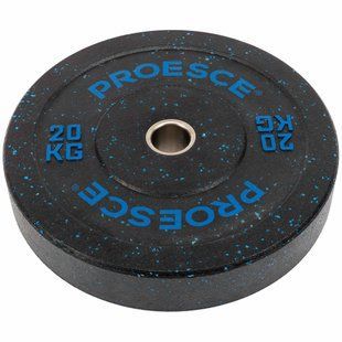 Бамперные диски из структурной резины Bumper Plates Record TA-4782-20 51мм 20кг черный-синий