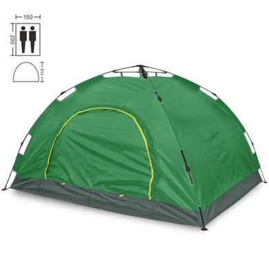 Двухместная палатка Автомат зеленая SY-A02