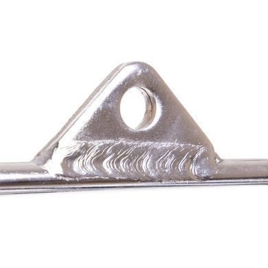 Рукоятка одиночная закрытая ручка для блочного тренажера Zelart TA-2729 14,5x10,5см хром
