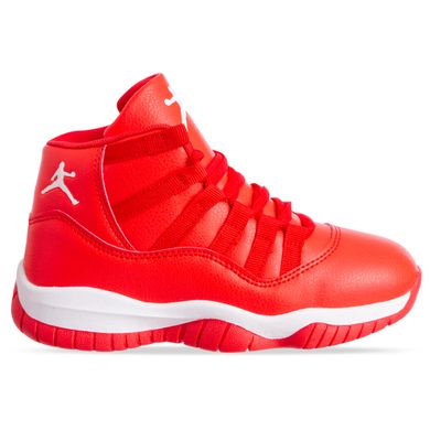 Кроссовки баскетбольные детские Jordan красные 1801-4, 32