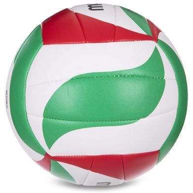 М'яч волейбольний MOLTEN V5M1500-SH №5 PU білий-зелений-червоний