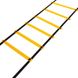 Лестница дорожка для тренировки координации скорости 3м (6 перекладин) C-4893, Жёлтый