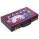 Набор для покера в пластиковом кейсе Poker game set Poker game set Zelart 200S-A 200 фишек