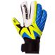 Перчатки для футбола юниорские REUSCH голубо-салатовые FB-853B, 6