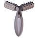 Масажер роликовий для обличчя та тіла 2D ліфтинг ручний 2 валика Zelart Massager XC-208 сірий