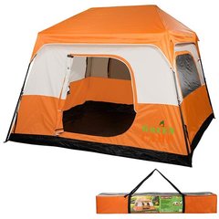 Четырехместная палатка полуавтомат Green Camp GC10