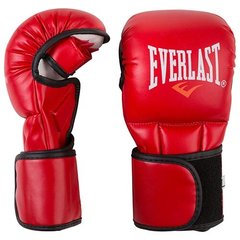 Перчатки для единоборств (снарядные) Everlast красные EVDX415, S