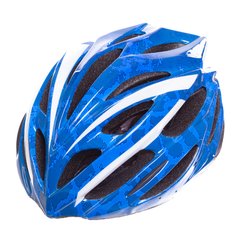 Велосипедный шлем кросс-кантри с механизмом регулировки Zelart HB31, Синий M (55-58)
