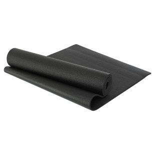 Килимок для фітнесу та спорту PVC Zelart FI-8725 колір чорний