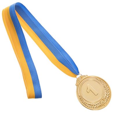 Спортивная медаль (1шт) d=6,5 см C-3968, 2 место (серебро)