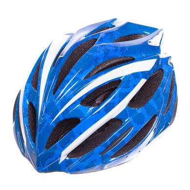 Велосипедный шлем кросс-кантри с механизмом регулировки Zelart HB31, Синий M (55-58)