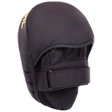 Лапа боксерская изогнутая тренировочная FLEX FISTRAGE VL-5485 цвет черный-салатовый