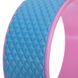 Йога-колесо для растяжки 33х14см Fit Wheel Yoga FI-2438, Блакитний