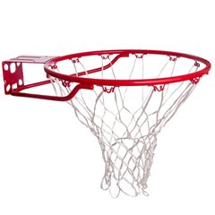 Кольцо баскетбольное с сеткой корзина баскетбольная №7 SPALDING PRO SLAM RIM 7888SCNR красный