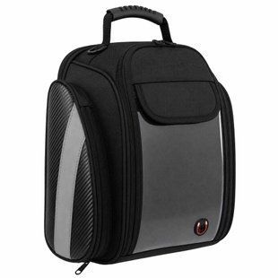 Сумка на бак мотоцикла на магнитах с окном под телефон Tank Bag BUOTAI YA16 23x20+5x37см черный