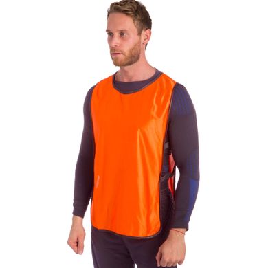 Манишка футбольная мужская с резинкой CO-4000, Оранжевый