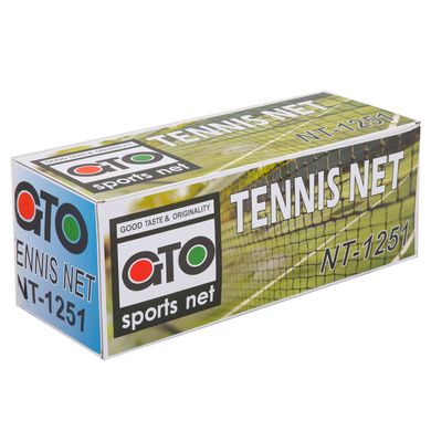 Сетка для большого тенниса узловая 12,8 х 1,08 м NT-1251