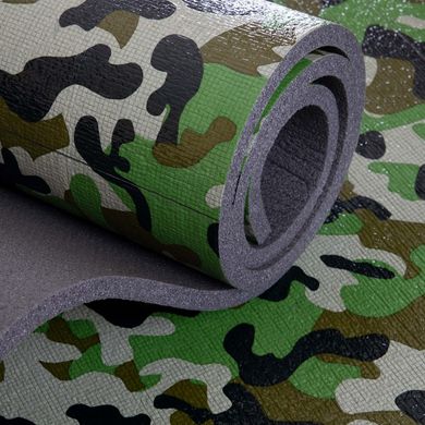Каремат килимок туристичний одношаровий 10 мм EVA TY-3892, Камуфляж