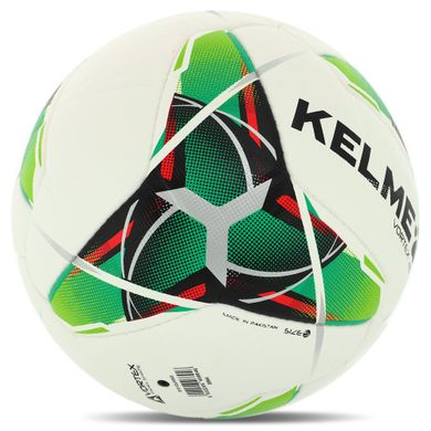 Мяч футбольный KELME VORTEX 21.1 8101QU5003-9127-5 цвет белый-зеленый