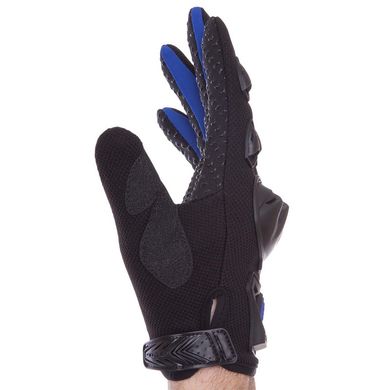 Перчатки для мотокросса текстильные SCOYCO черно-сииние MC29, L