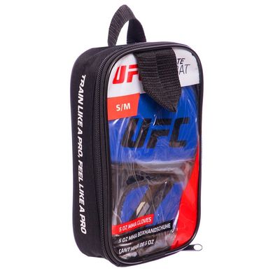 Рукавички для MMA розчин S/M 5oz сині PU UFC Contender UHK-69141