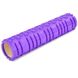 Роллер для занятий йогой и пилатесом Grid Combi Roller l-61см d-14см FI-6673, Фиолетовый