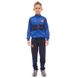 Спортивный костюм футбольный детский BARCELONA LD-6130K-BS, рост 120-125 Синий