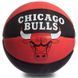 М'яч баскетбольний гумовий SPALDING NBA Team BULL OUTDOOR 83173Z розмір 7 червоний-чорний