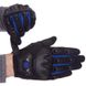 Перчатки для мотокросса текстильные SCOYCO черно-сииние MC29, L