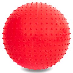 Массажный мяч для фитнеса фитбол 75см PS FI-078-75, Красный
