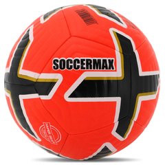 Мяч футбольный HYBRID SOCCERMAX FB-4362 цвет оранжевый-черный