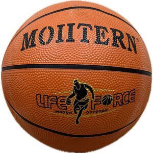 Мяч баскетбольный №5 резиновый Molltern Official Sport Indoor/Outdoor оранжевый R5MT