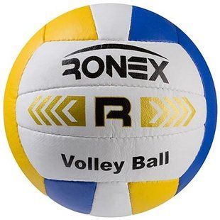 Мяч волейбольный Ronex Orignal Grippy желто-бело-синий RXV-3Y