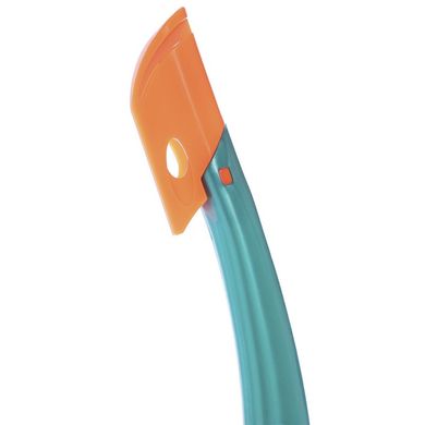 Комплект для плавания маска с трубкой Zelart M276-SN120-PVC, Бирюзово-серый