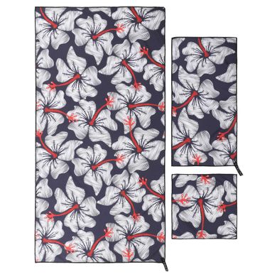 Комплект полотенец спортивных FLOWER BEACH TOWEL T-PBT цвет фиолетовый-белый