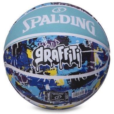 Баскетбольний м'яч гумовий №7 SPALDING GRAFFITI 84373Y