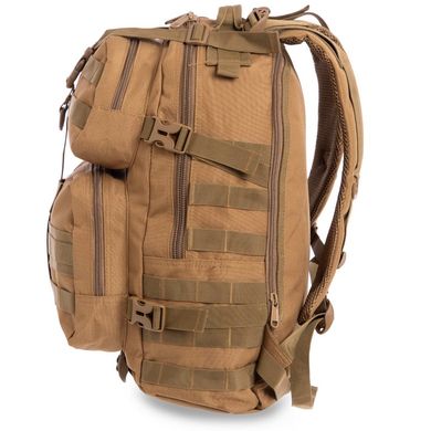 Тактический вместительный штурмовой рюкзак 30 л SILVER KNIGH TY-046, Хаки