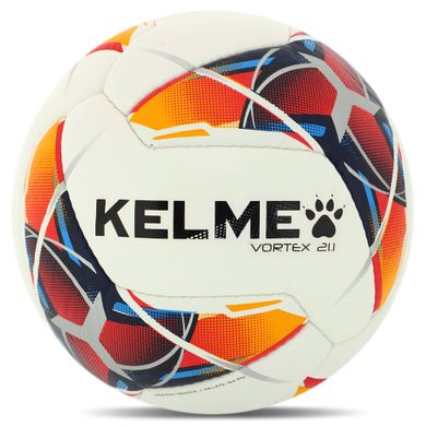 Мяч футбольный KELME VORTEX 21.1 8101QU5003-9423-4 цвет белый-красный