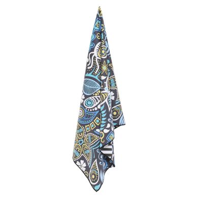 Комплект полотенец спортивных FLOWER BEACH TOWEL T-PBT цвет фиолетовый-белый