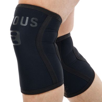 Наколенники для приседаний со штангой KNEE SLEEVE EZOUS A-06 размер S цвет черный