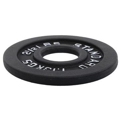 Блины диски стальные окрашенные STANDARD SC-80103-2_5LB 50мм 1,13кг серый